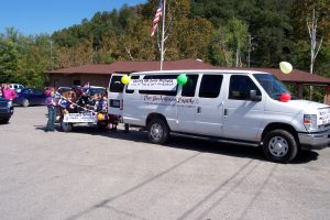 Our Family took part in the Clendenin, WV Fall Parade on 9-28-13. It was such a blessing to be a testimony for Christ. We passed out 100's of Gospel Tracts, threw out candy and had our family music playing while being a part of the parade.  Through this effort, we pray that souls will be saved. 