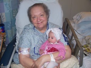 Our precious "Granny" Sue.  We miss her SO much down here in WV!  She was recovering here from having her foot amputated. 