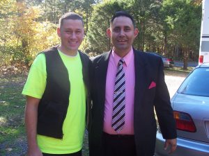 David with Pastor Chris Ryman (in Virginia).