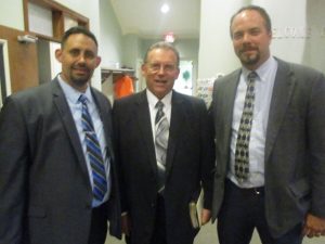 On to the next church - Open Door Baptist Church with Pastor Butterfield (pictured in the middle). 