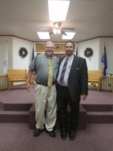 David with Pastor Woods